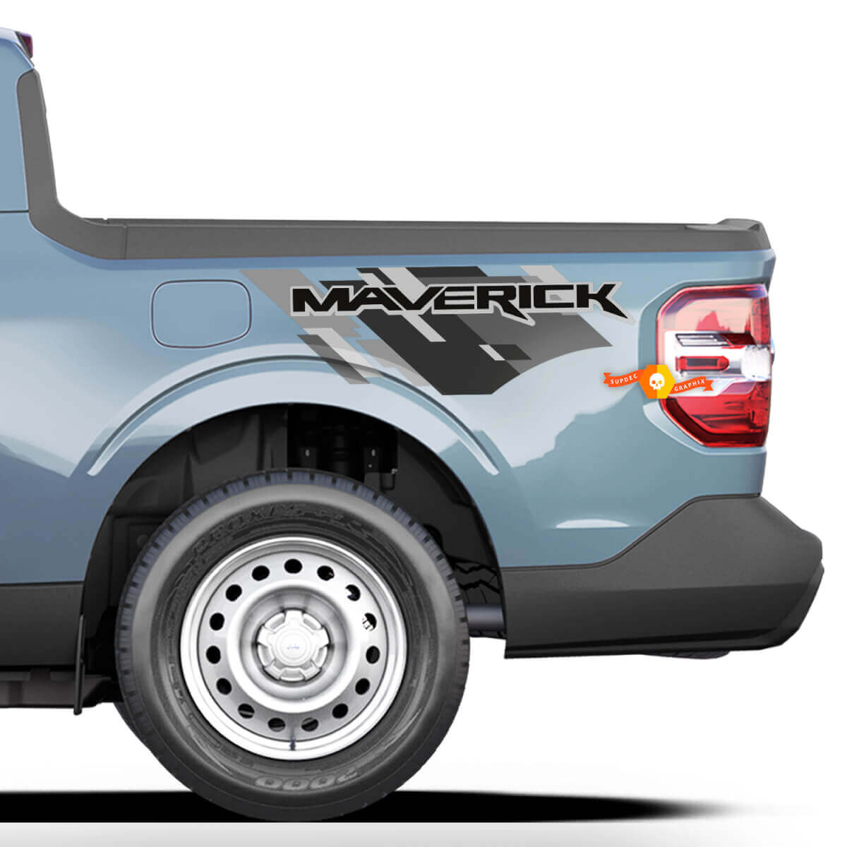 Off Road Truck Bed Side Graphics Decals Stickers for Ford Maverick