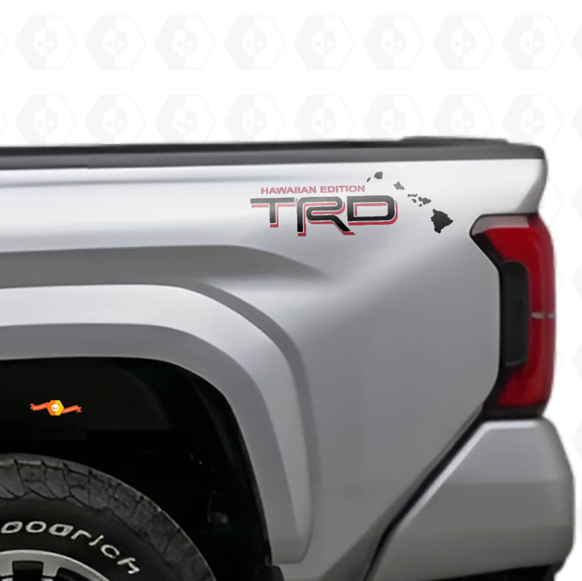 TRD Hawaiian Edition Side Vinyl Decal Set for Toyota Trucks