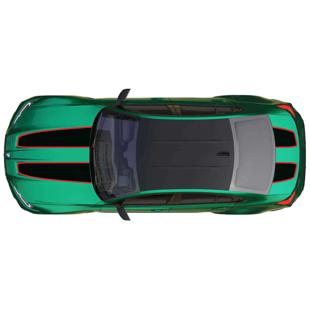 CSL Style Hood and Trunk Stripe Vinyl Decal Kit for BMW M3 G80 M4 G82 G83