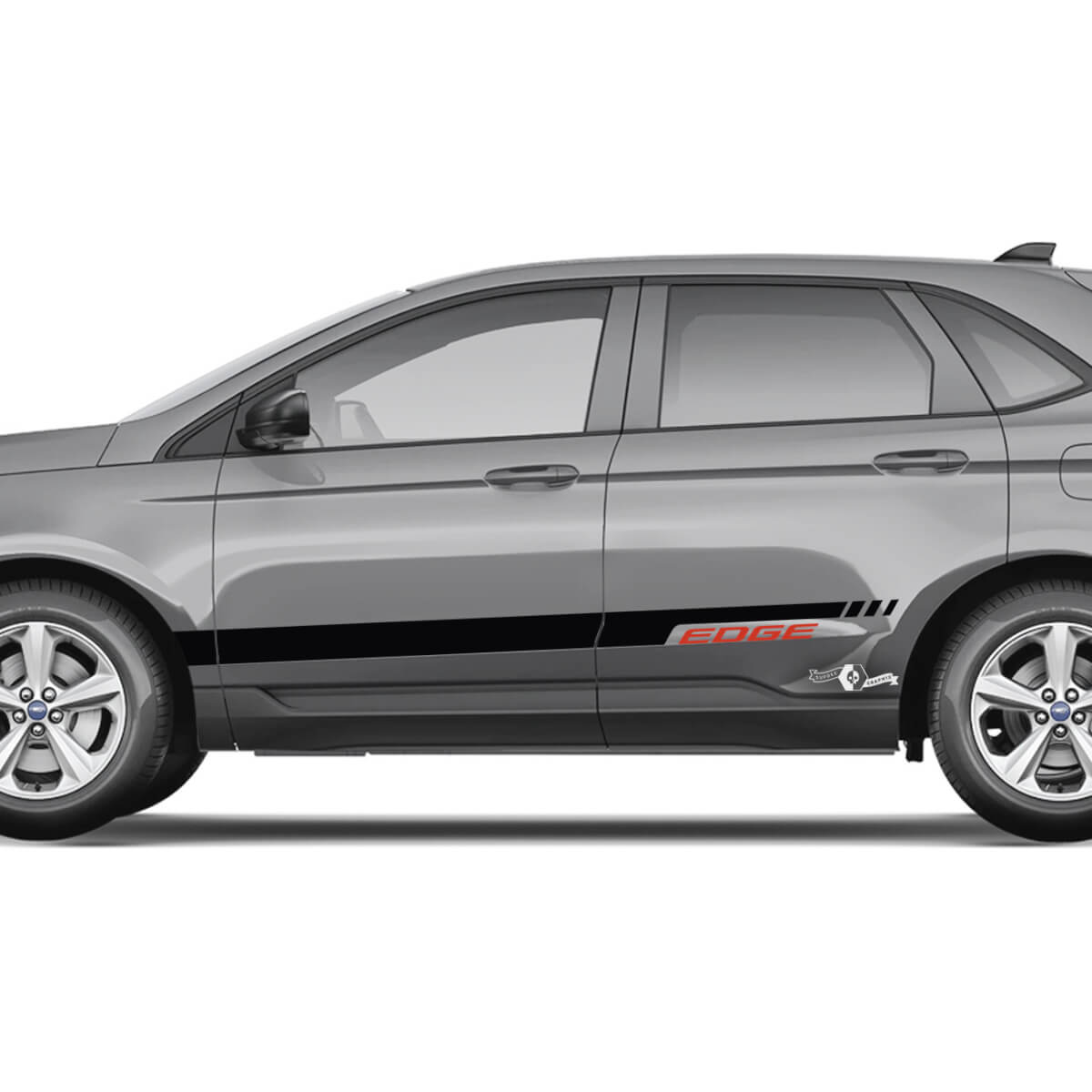 Ford Edge Doors Vinyl Rocker Panel Stripes body decal vinyl graphics sticker 2