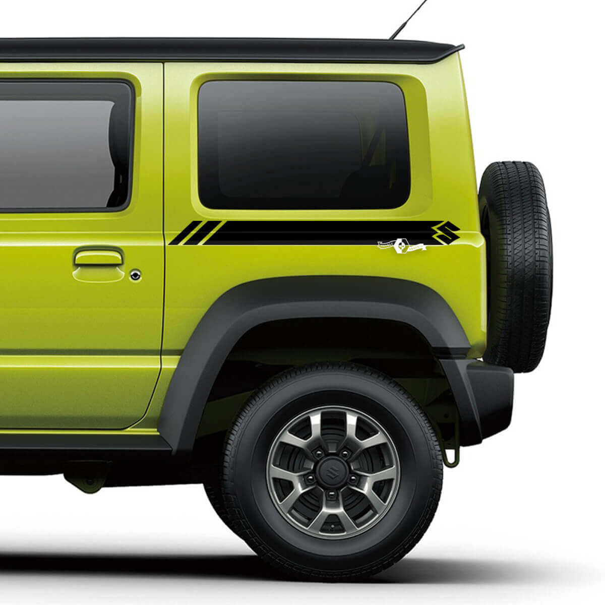Suzuki JIMNY Rear Side Graphics Doors Decal Logo S Lines sticker
