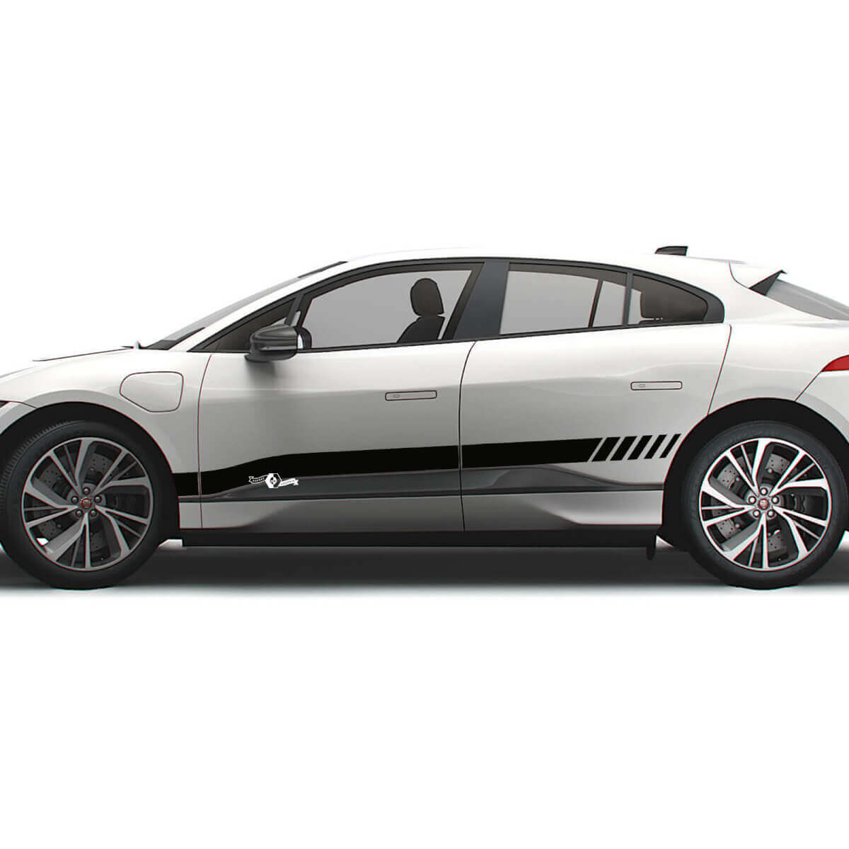 Jaguar I Pace Side Stripe Strobe Graphics Doors decal Logo Lines sticker
