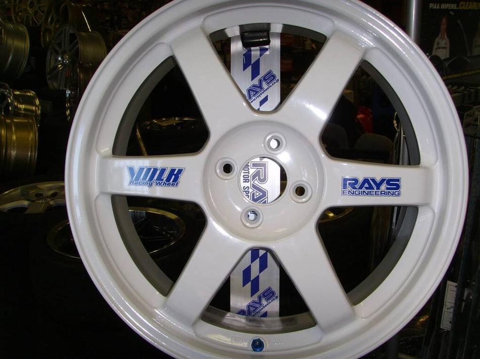 Volk Racing Wheel Decals racing vinyl decal sticker TE37