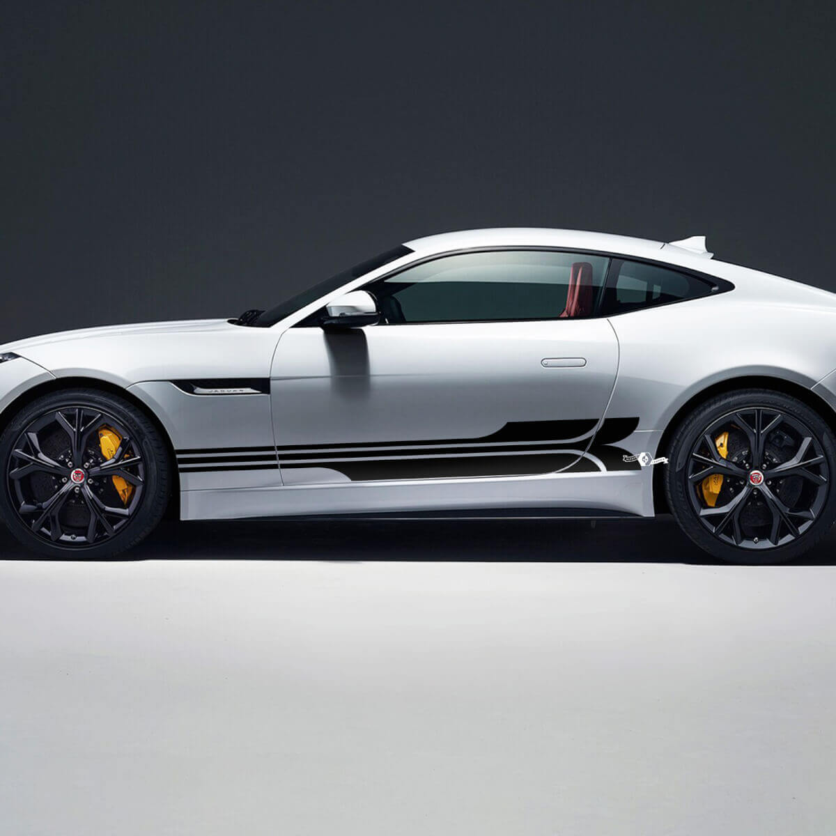 Jaguar F-Type R Side Stripes Racing Graphics Doors decal Logo sticker