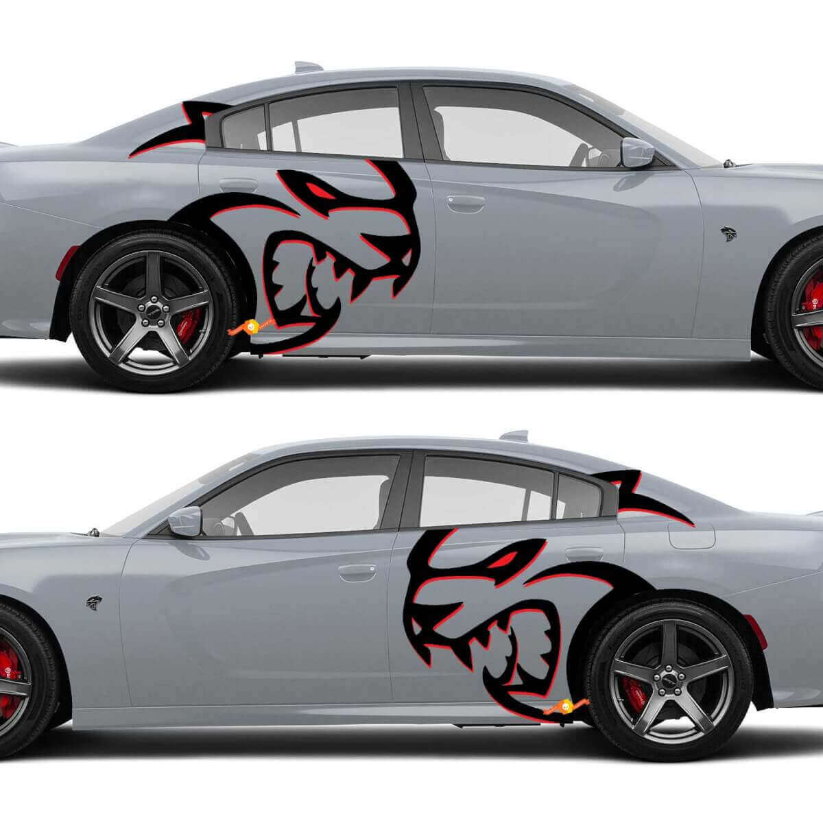 Hellcat Huge Redeye Side Decals Stickers for Dodge Challenger or Charger