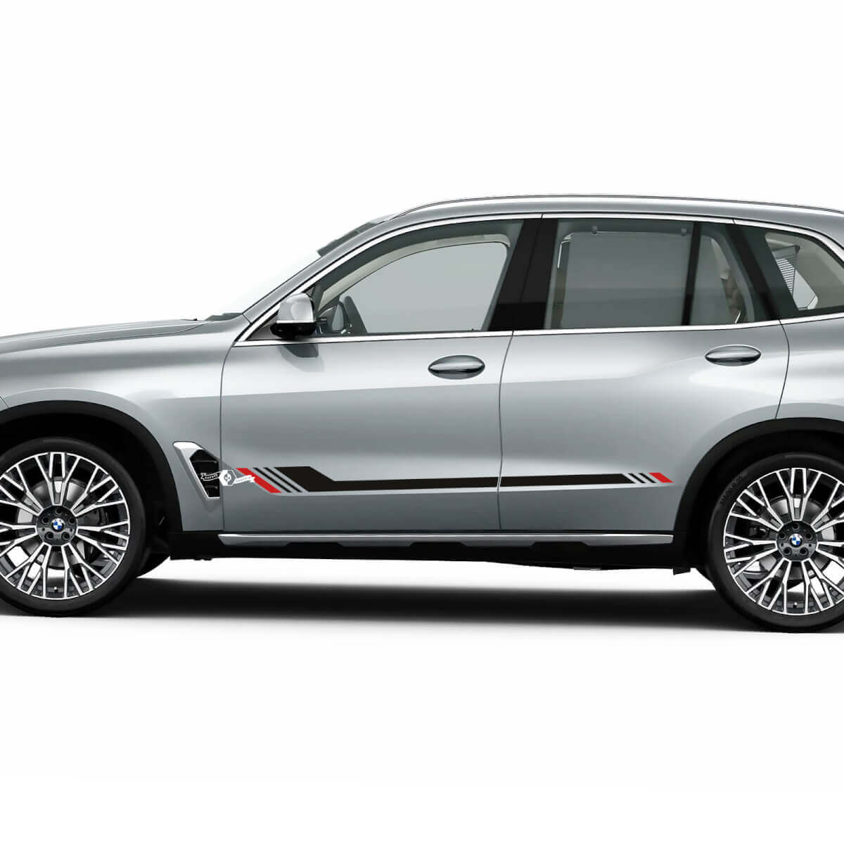 Accents Stripes for BMW G05 Side Doors Vinyl Decal Sticker