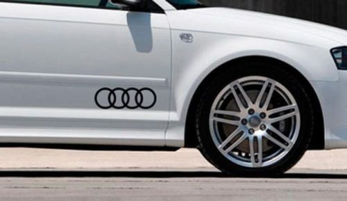 Audi Logo Stickers Decals Tt A3 A4 A6 A8 S4 S5 Q3 Q5 Q7 S6 Rs4 Rs6 S  Line#2