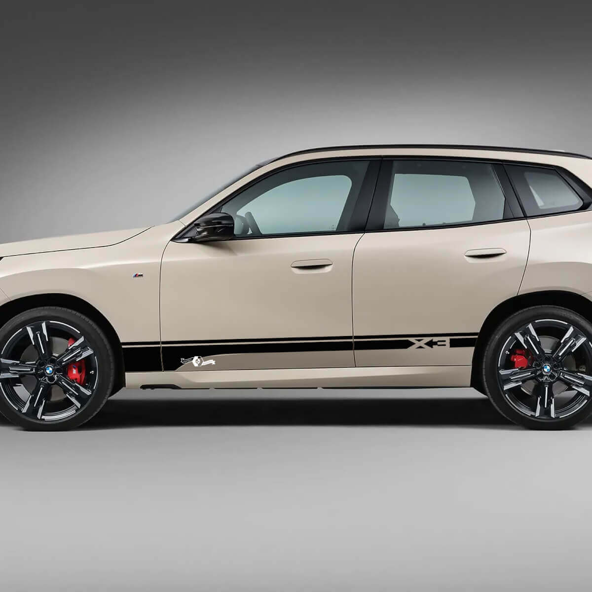 Side Doors Stripes Logo BMW X3 G01 F25 Vinyl Decal Sticker