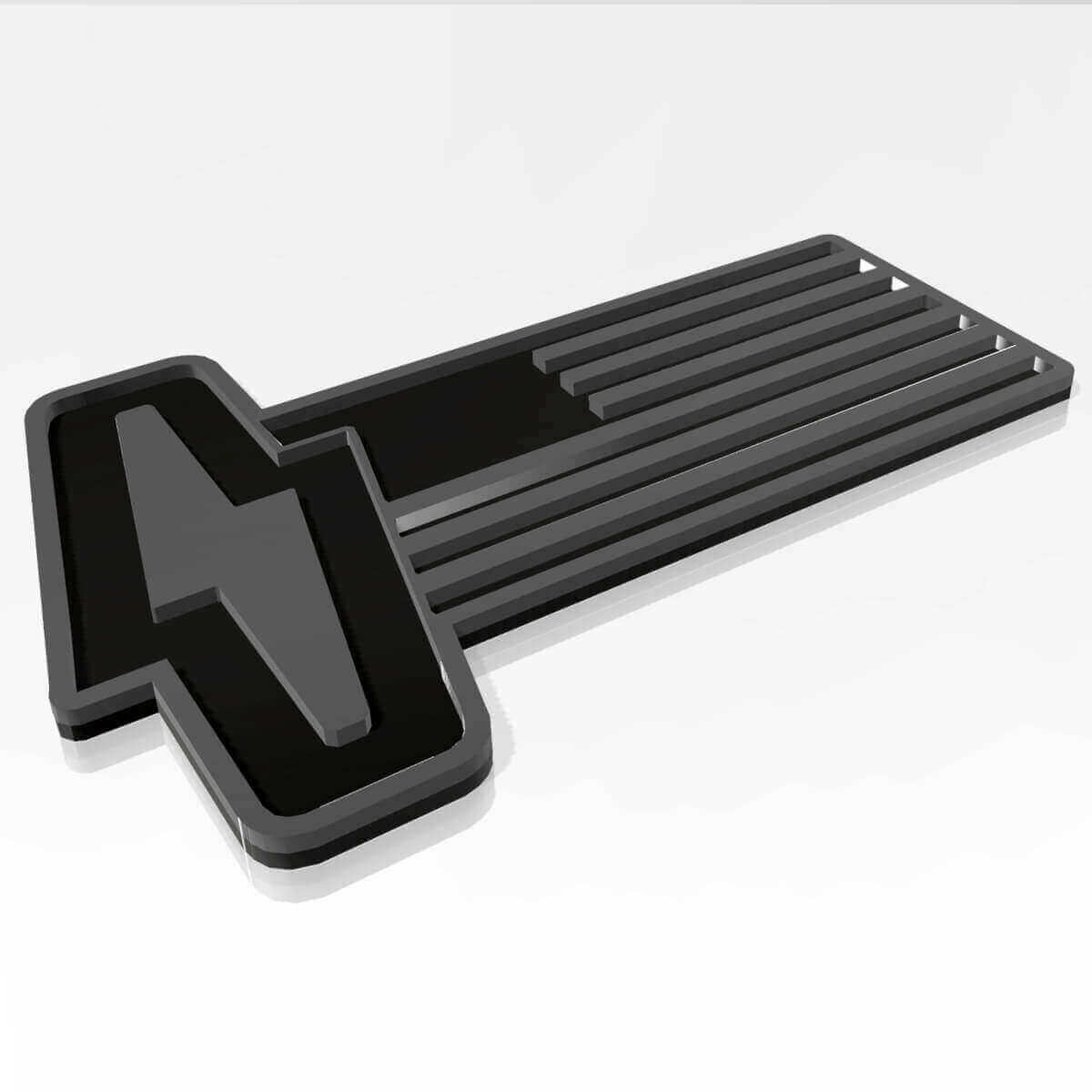 US Flag 3D Badge - Custom Fender Badges Emblem for Musclecar 150 Lightning