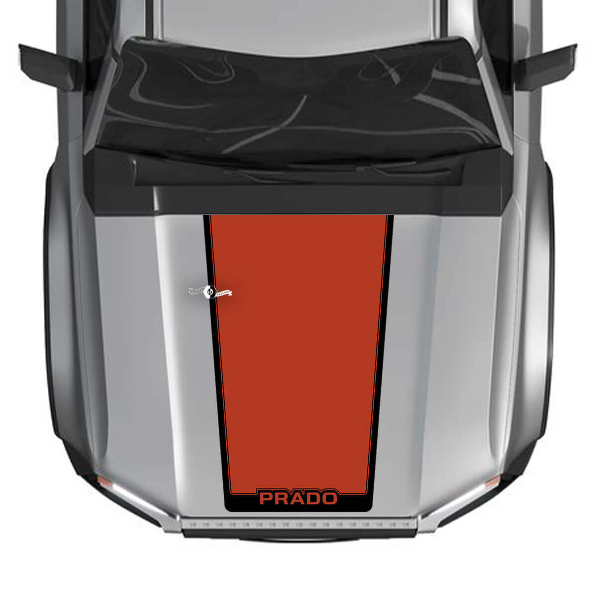 Hood For 2024 Toyota Land Cruiser Prado Decals Vinyl Graphic Sticker 2 Colors