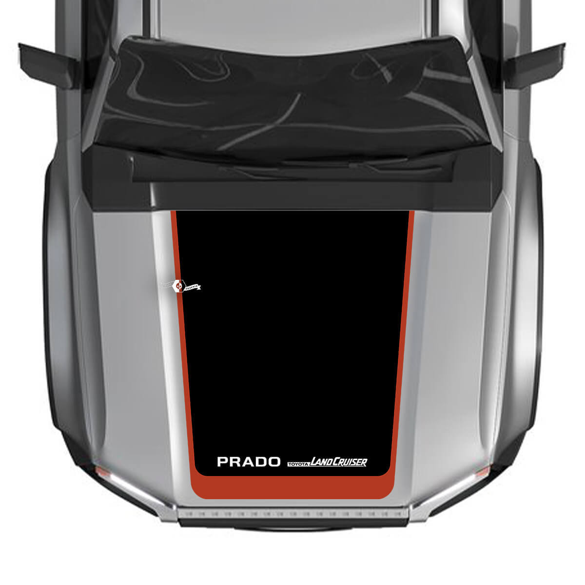 2024 Toyota Land Cruiser Prado Hood Decals Vinyl Graphic Sticker Large 3 Colors