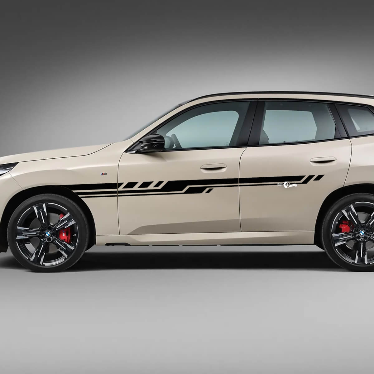 BMW X3 2024 Side Door Stripes Decal Kit - Custom Vinyl Graphics for G01 & F25 2