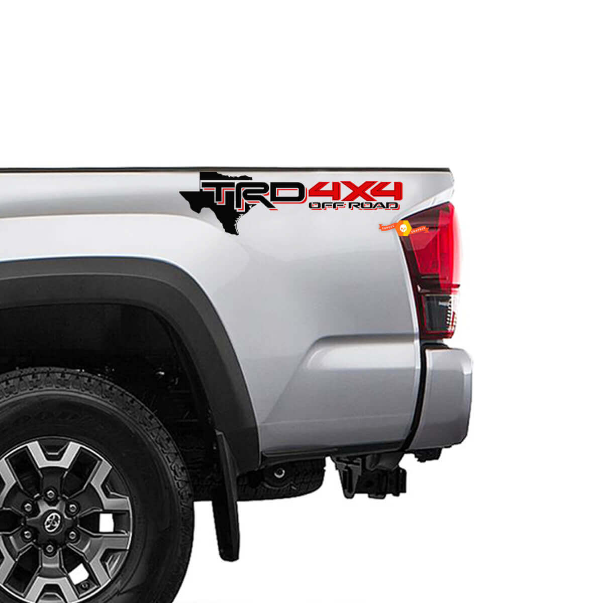 TRD 4x4 Off Road Texas Edition Side Vinyl Decals for Toyota Tacoma Tundra