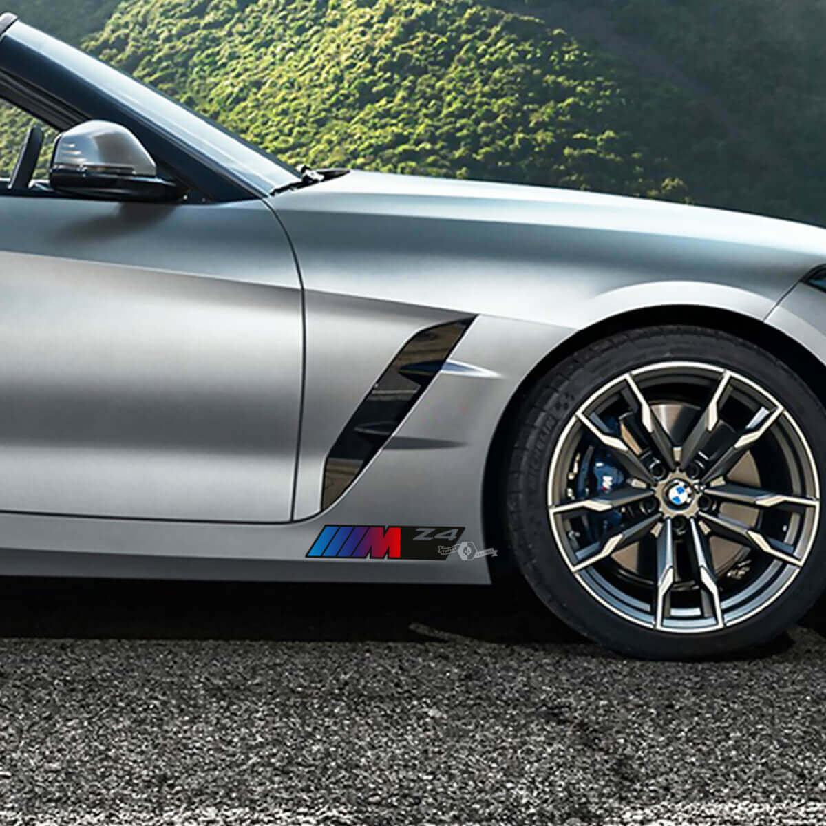 M Style Z4 Side Skirt Vinyl Decal Sticker for BMW Z4
