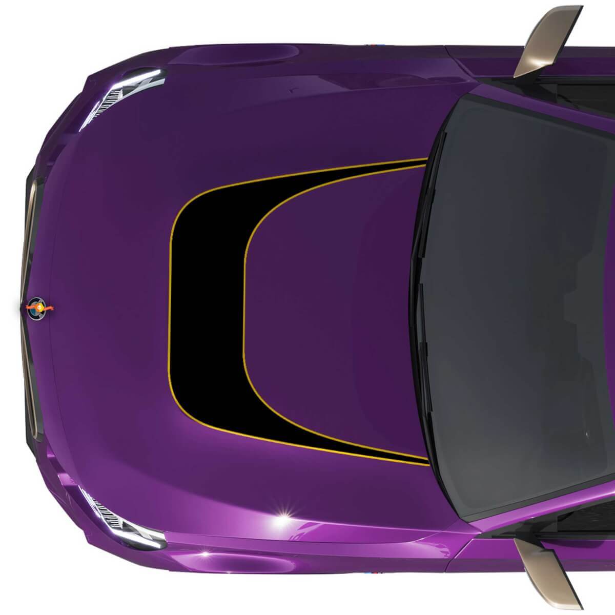 BMW M240 G42 Hood M Performance Outline Decal vinyl sticker