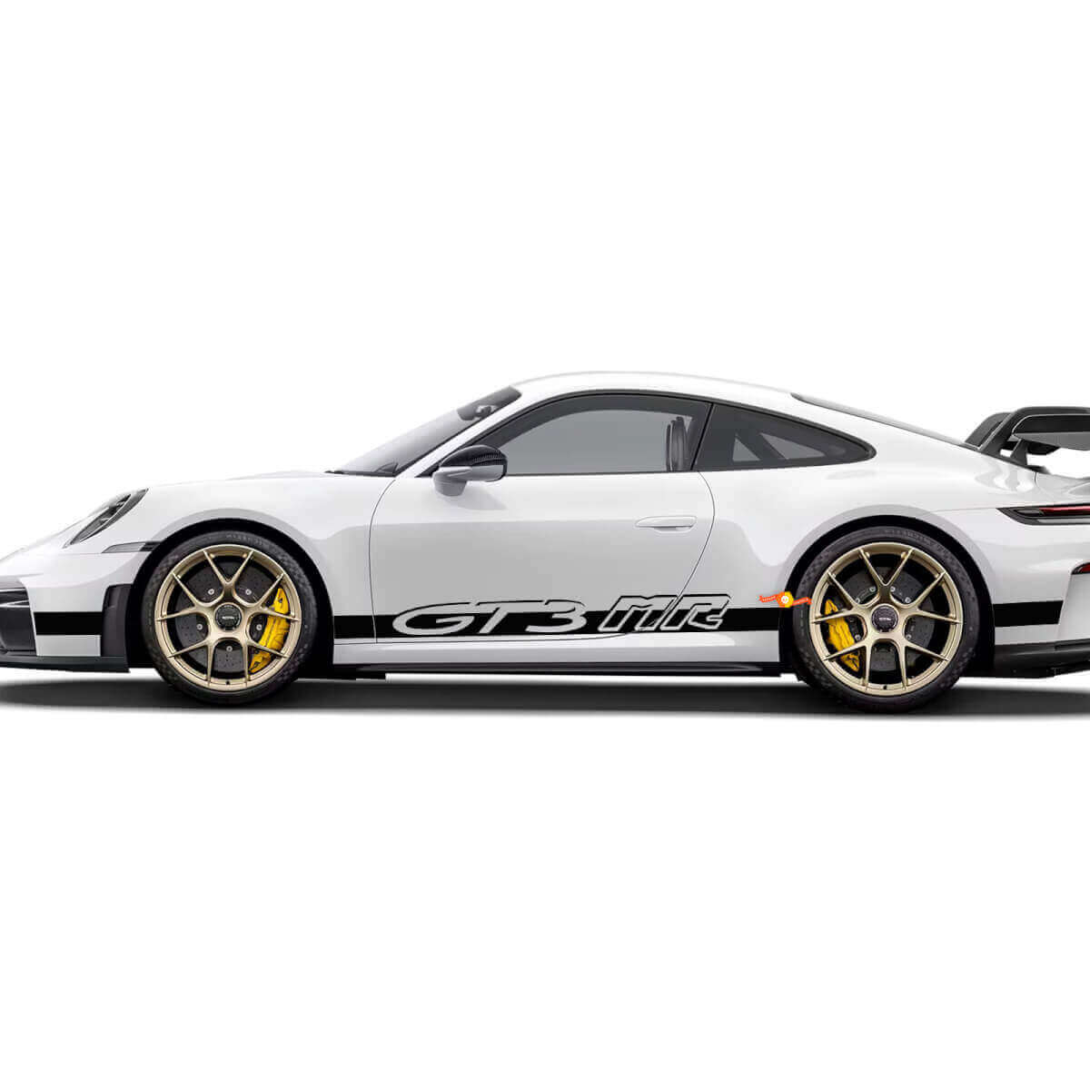 GT3 MR Style Side Stripes Vinyl Decal Kit for Porsche 911 991 GT3 RS