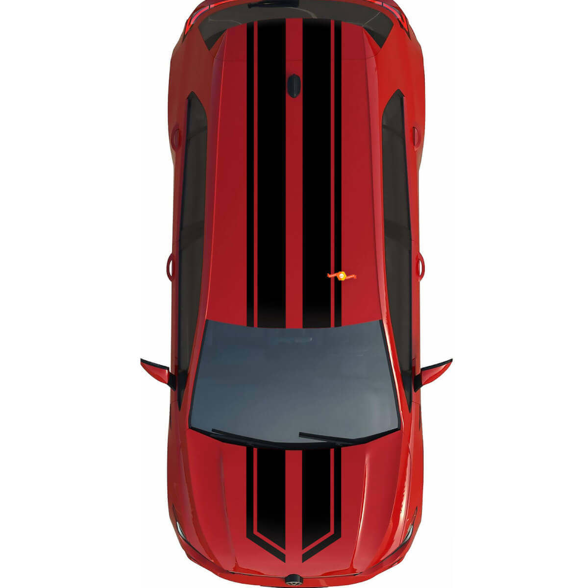 Vinyl Decal Double Stripes for Volkswagen Golf R 7 Mk7R Gti