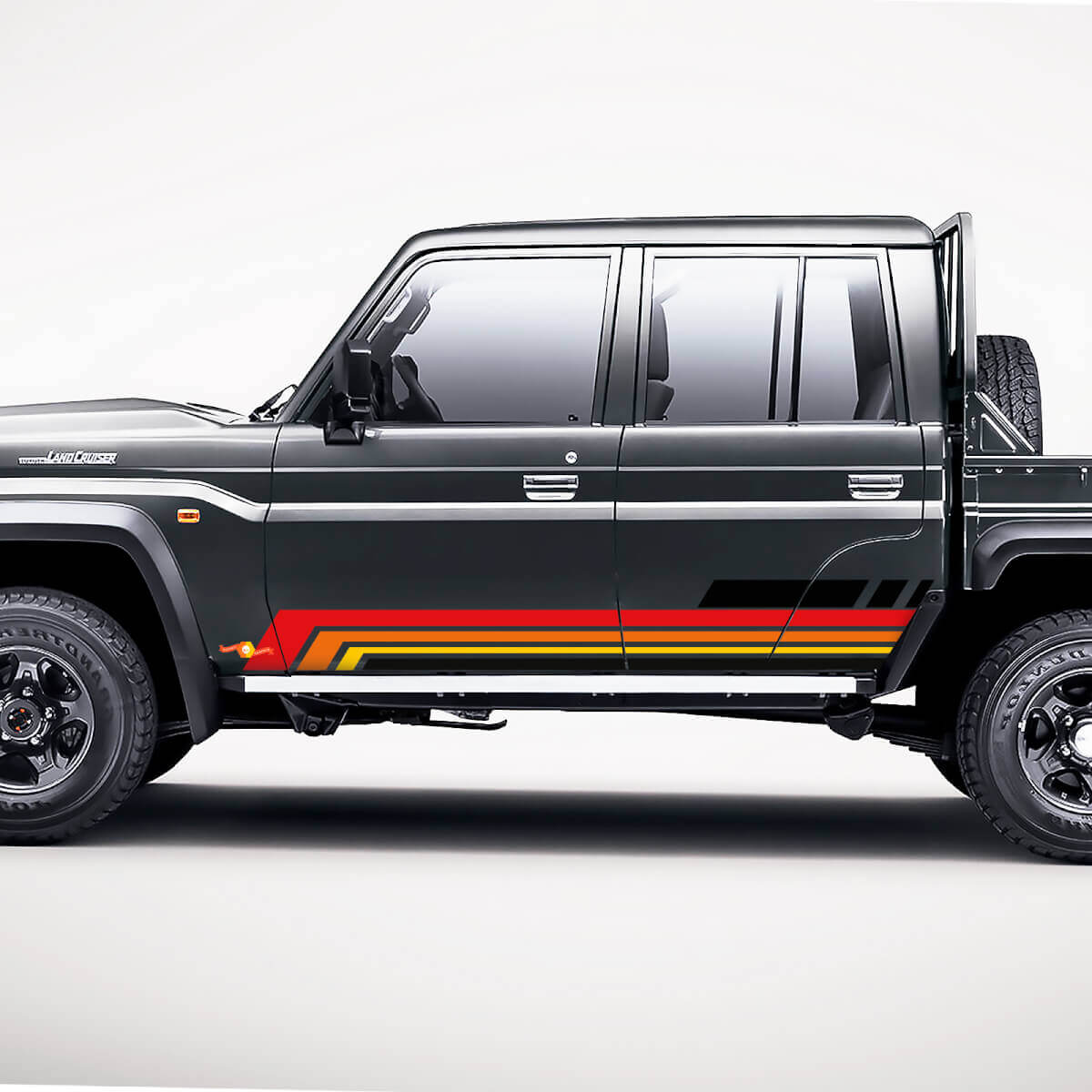 Universal Toyota Retro Side Classic Stripes Decal Kit decal Stickers 2