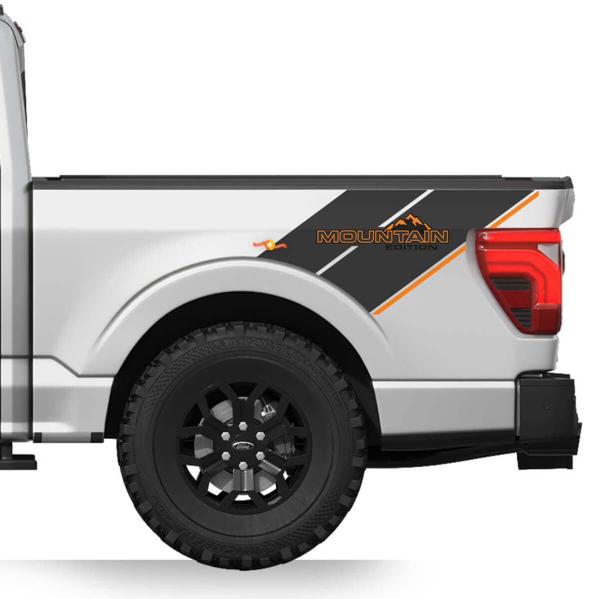 Bed Side Mountains Vinyl Decals Stickers Graphics for Ford F-150