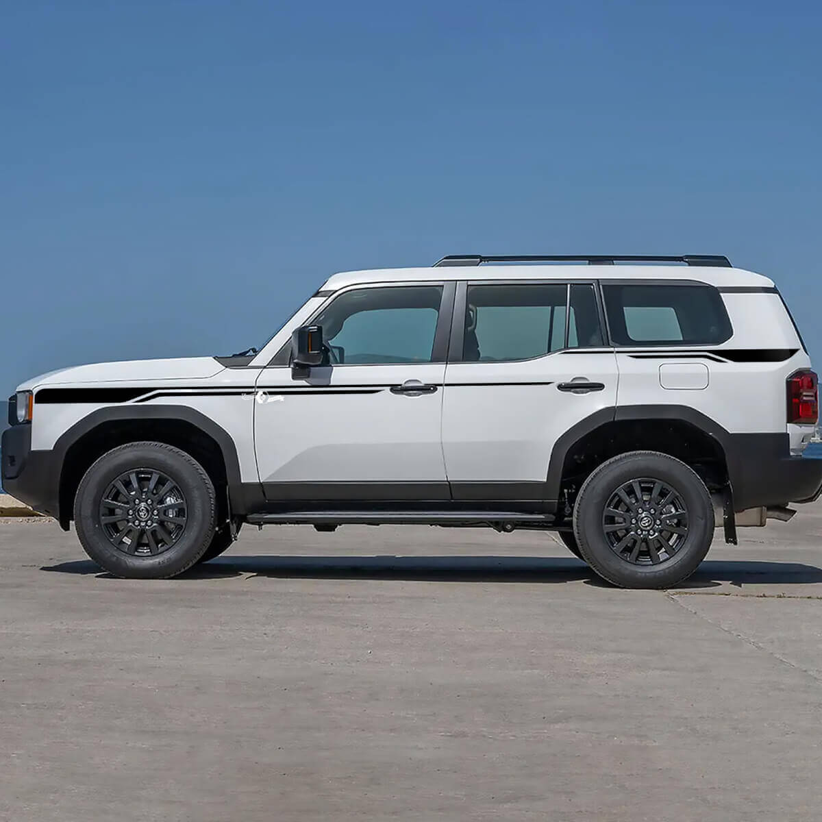 Toyota Land Cruiser Side Doors Accent Stripes Decals Vinyl Stickers Graphic