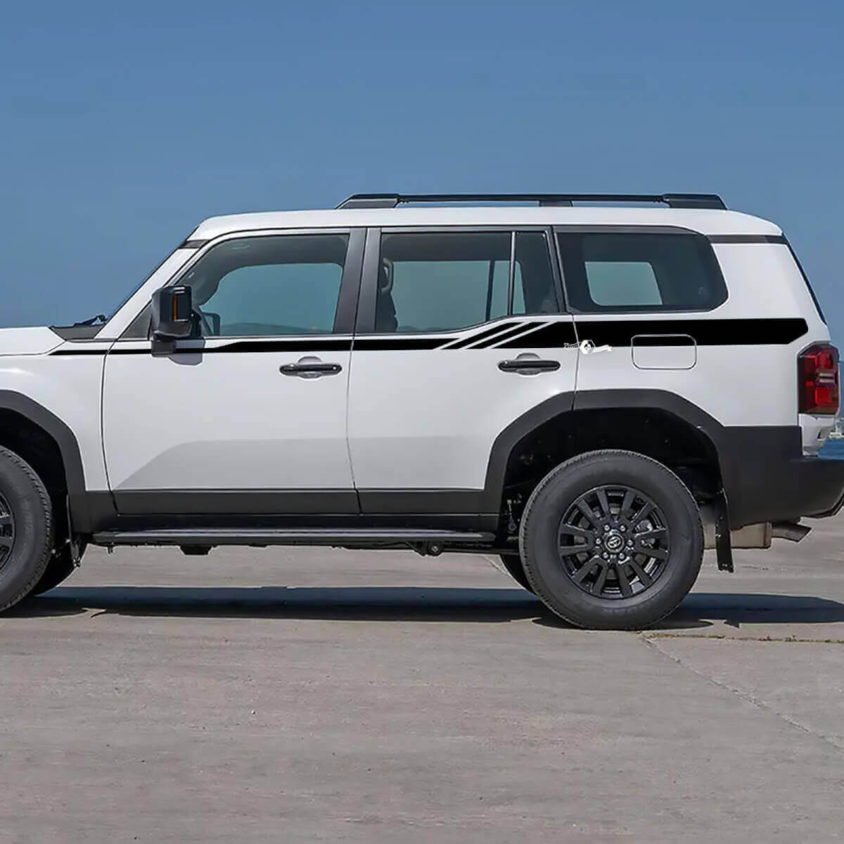 Side Doors Accent Stripes Decals Vinyl Stickers Graphic 4 For Toyota Land Cruiser 