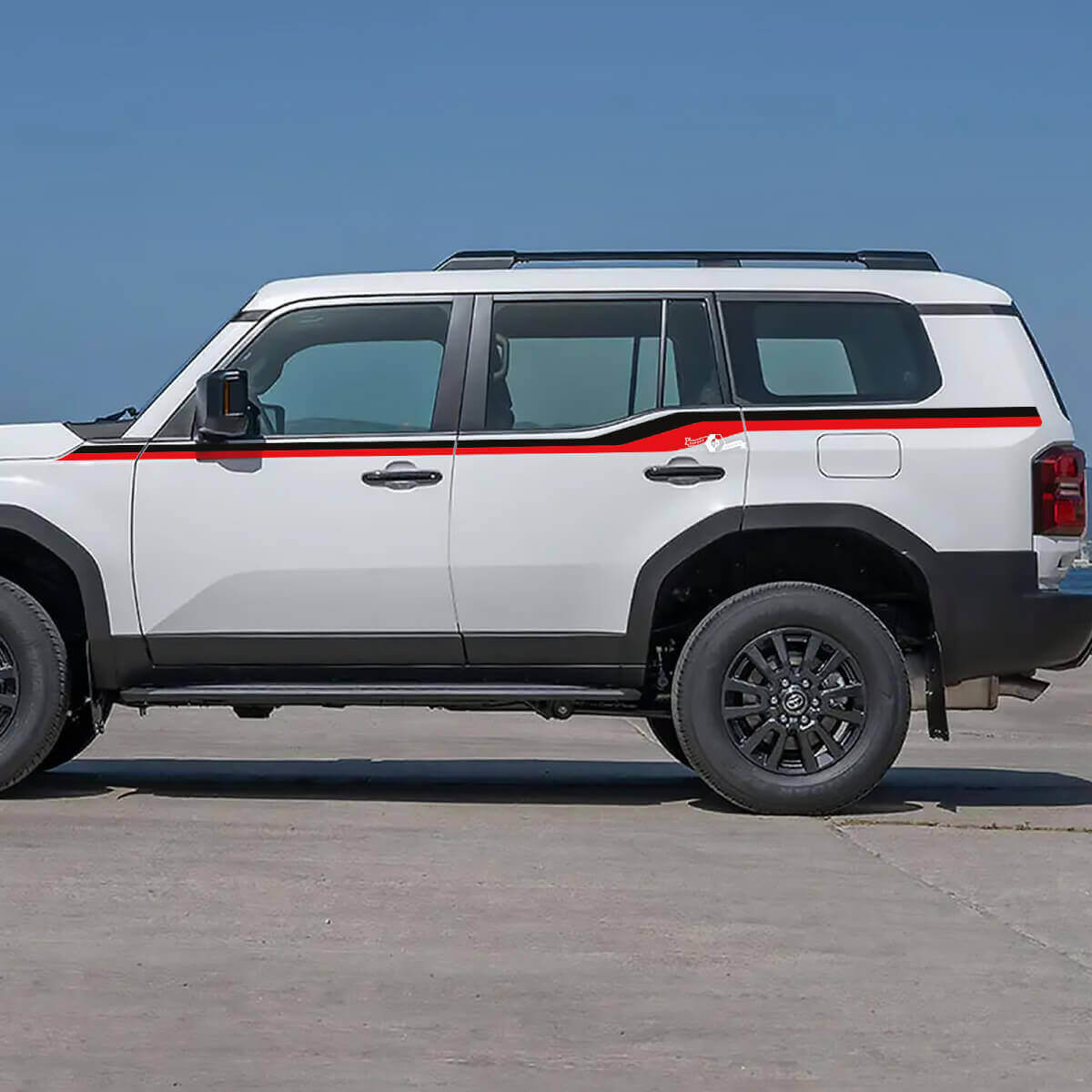 Side Doors Accent Stripes Decals Vinyl Stickers Graphic For Toyota Land Cruiser 