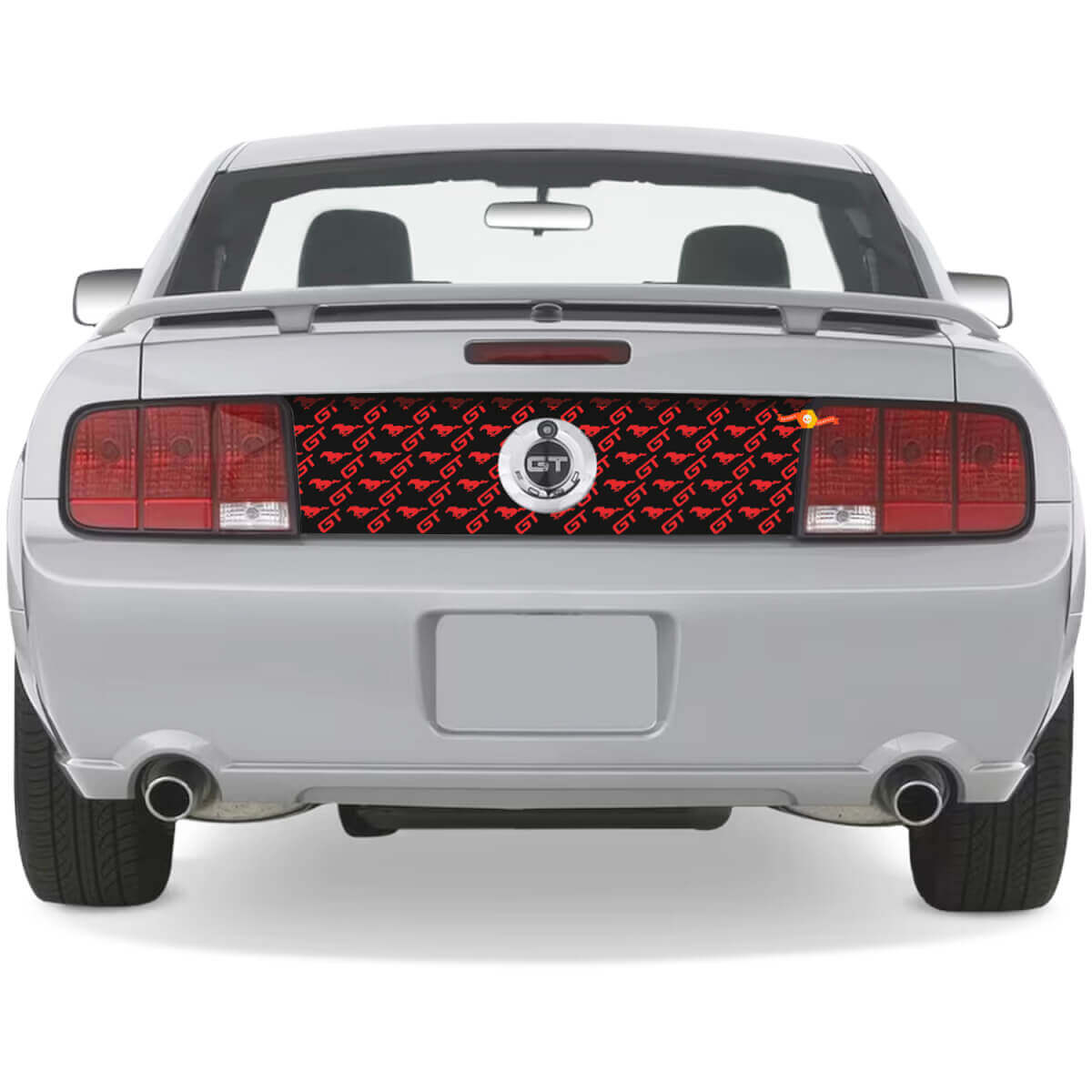 Rear Trunk Vinyl Decals Stickers Graphics 2 for Ford Mustang GT