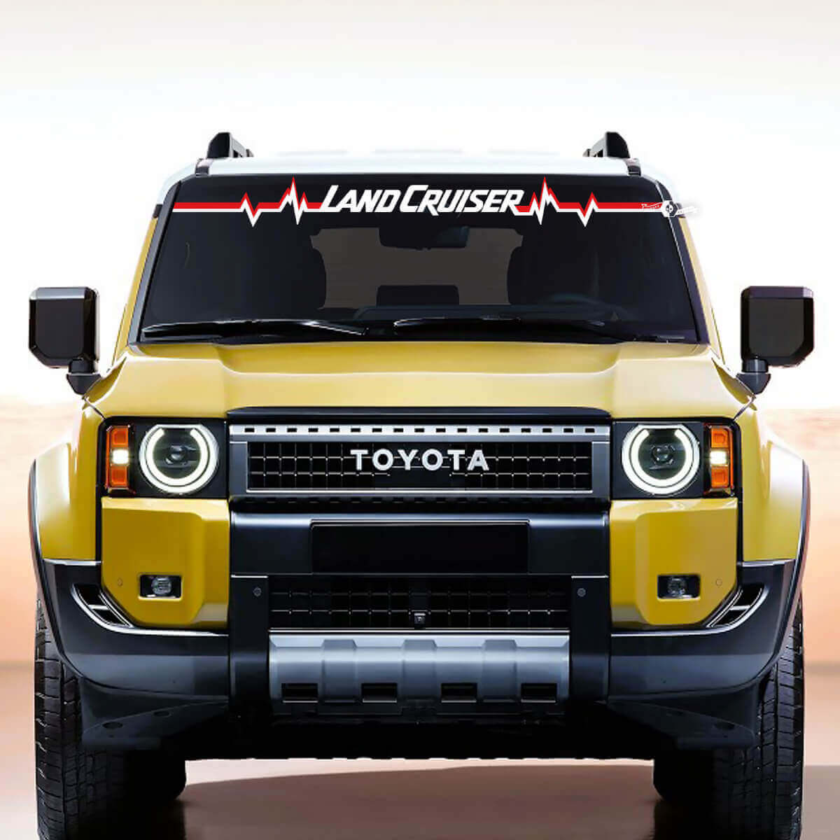 Letterline Pulse Windshield Decal Vinyl Stickers Graphic For Toyota Land Cruiser