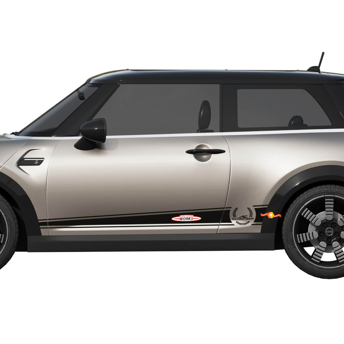 MINI John Cooper Works AC Schnitzer Stripe Decal and graphics sticker