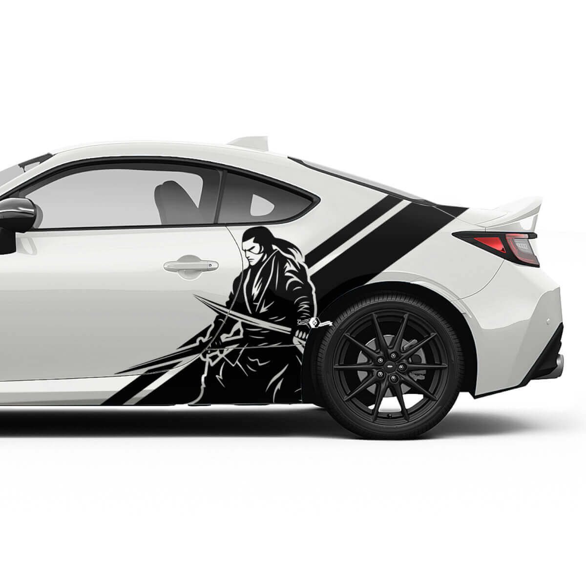 Japan Samurai Side Stripes Vinyl Decals Kit for Toyota GR86 and Supra