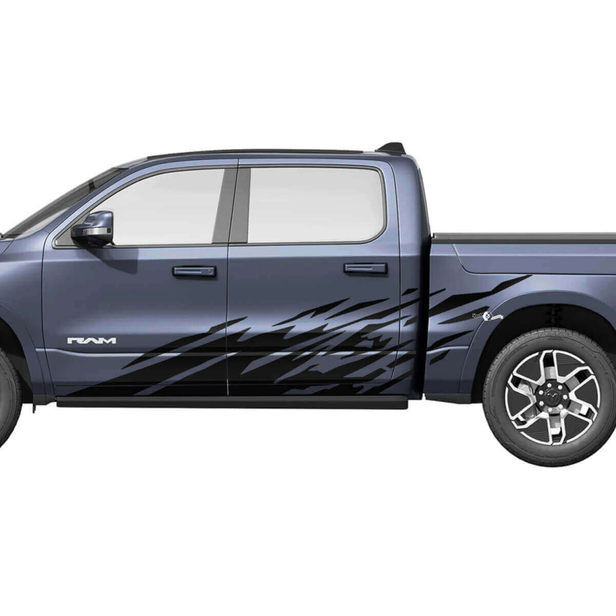 Splash Side Doors Truck Vinyl Decals Stickers Graphics 2 for Dodge Ram 1500 REV