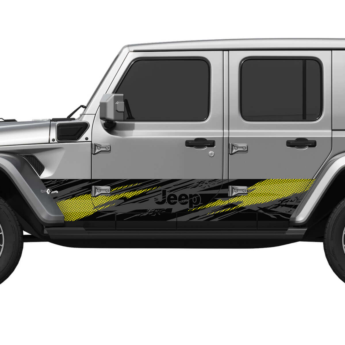 Camo Splash Side Doors Vinyl Decal Sticker 3 for Jeep Wrangler