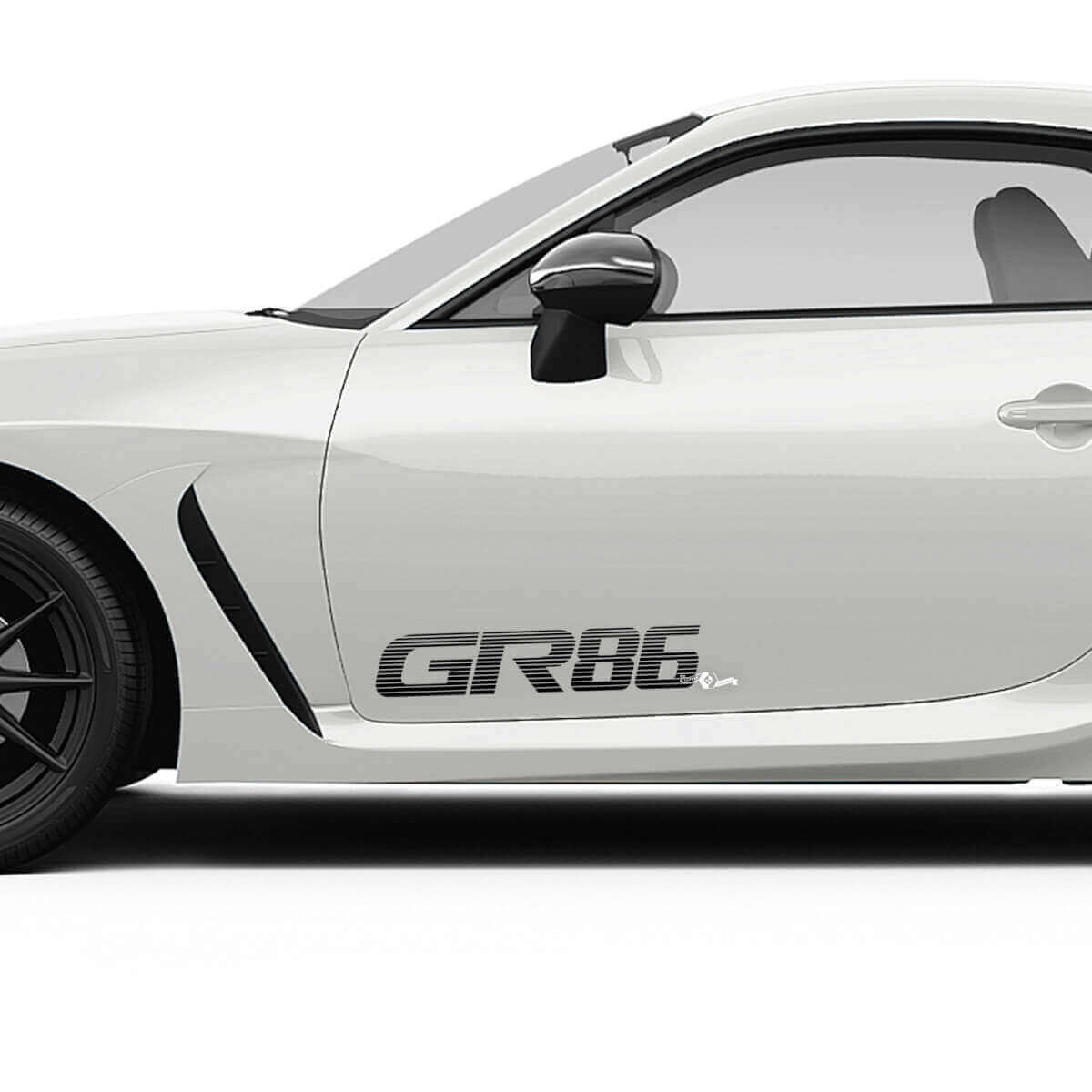 Doors Side Strobe Graphics Decals Stickers for Toyota GR86