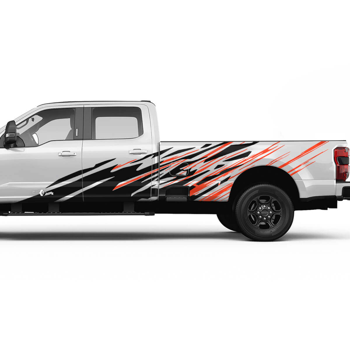 Bedside Splash Grunge Vinyl Decal Sticker Graphics 2 for Ford F-150 F-250 F-350