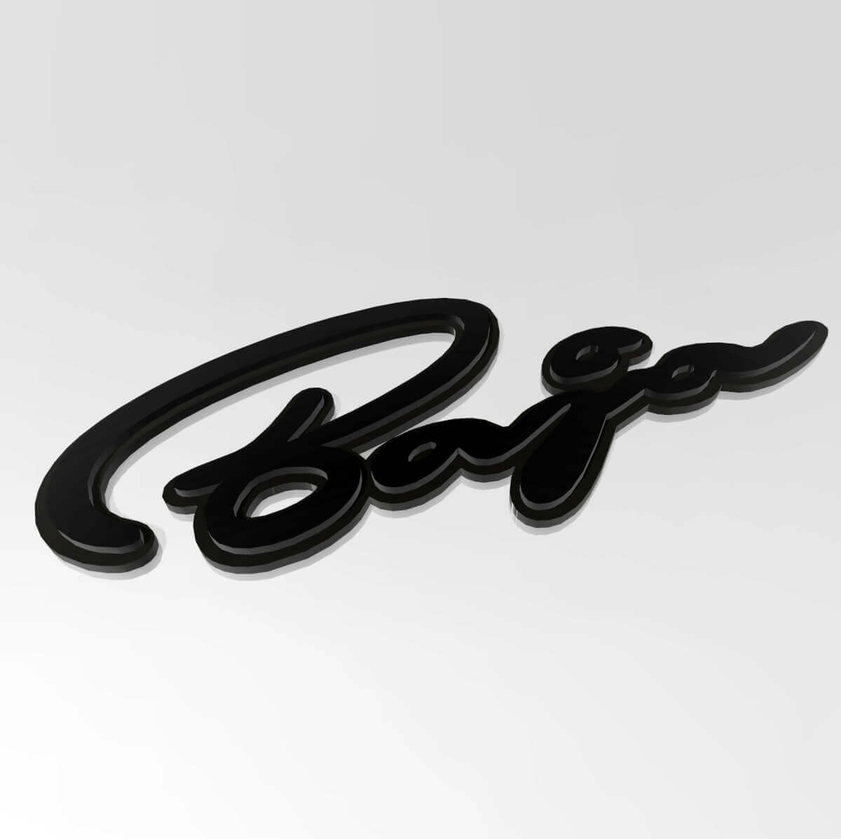Shelby Baja Raptor 3D Badge – Custom Fender Emblem for Ford Raptor Black