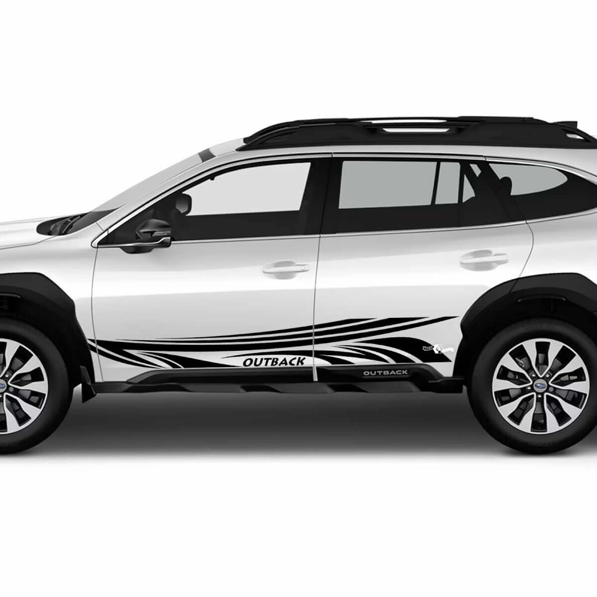 Side Doors Tribal Vinyl Sticker Decal Graphic for Suba Outback