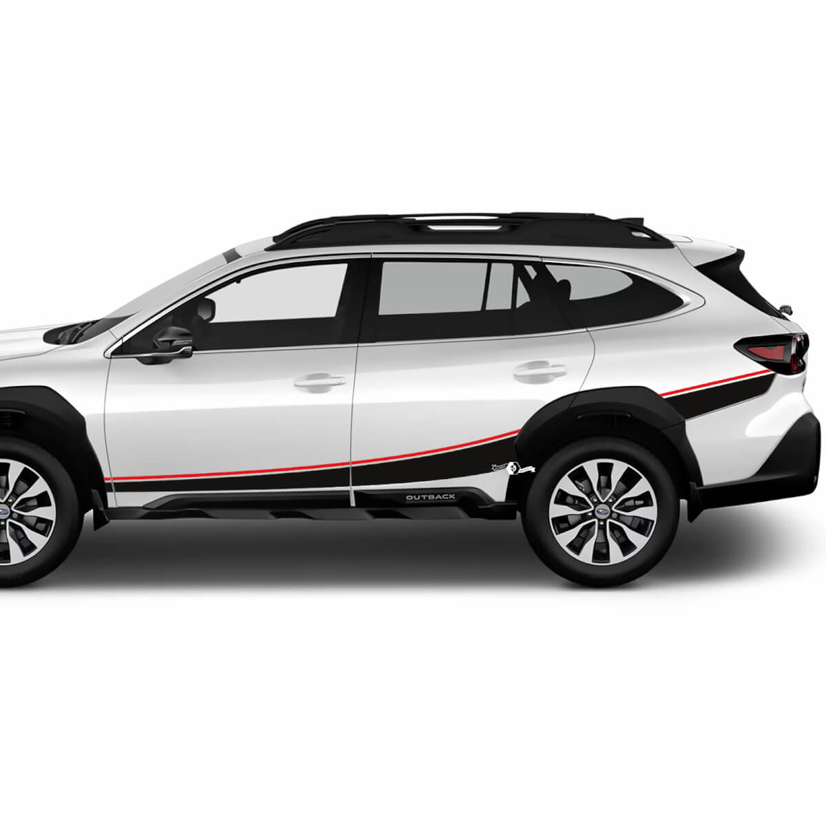 Side Door Stripes Vinyl Sticker Decal Graphic for Suba Outback