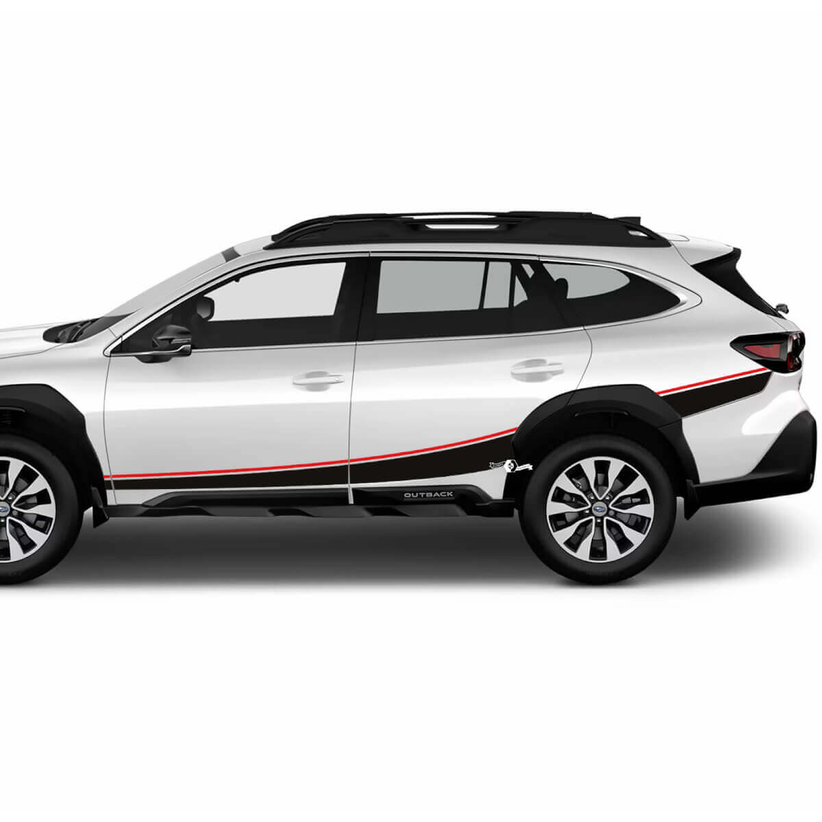 Stripes Side Door Vinyl Decal Sticker for Subaru Outback