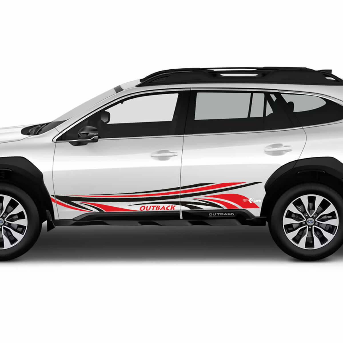 Side Door Tribal Stripes Vinyl Sticker Decal Graphic for Subaru Outback