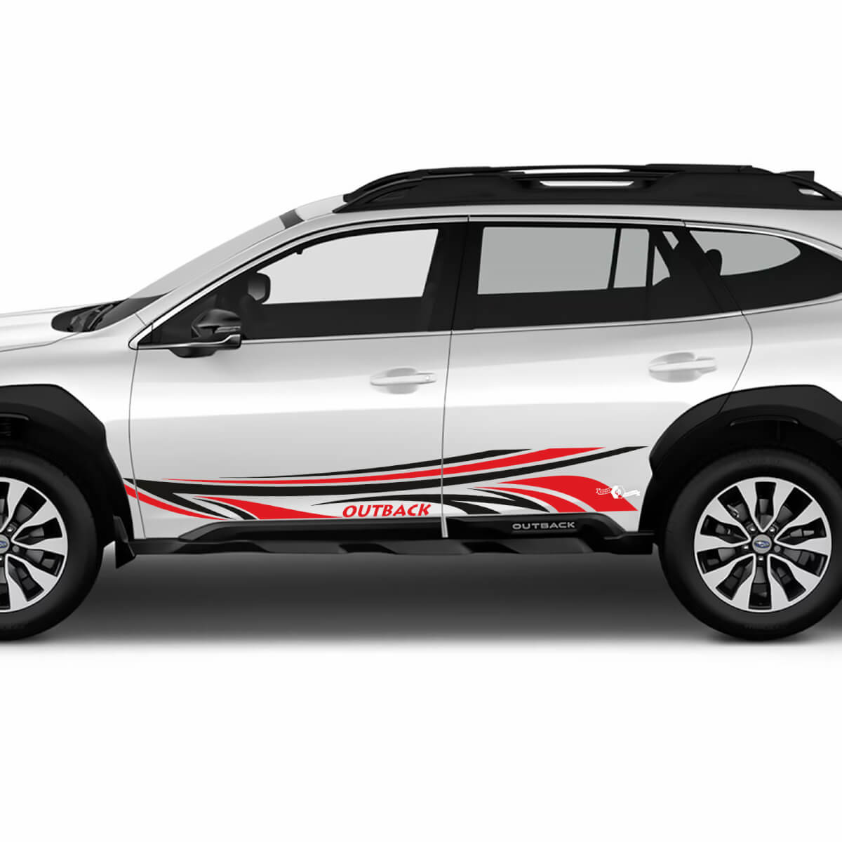 Side Door Tribal Stripes Vinyl Sticker Decal Graphic for Suba Outback