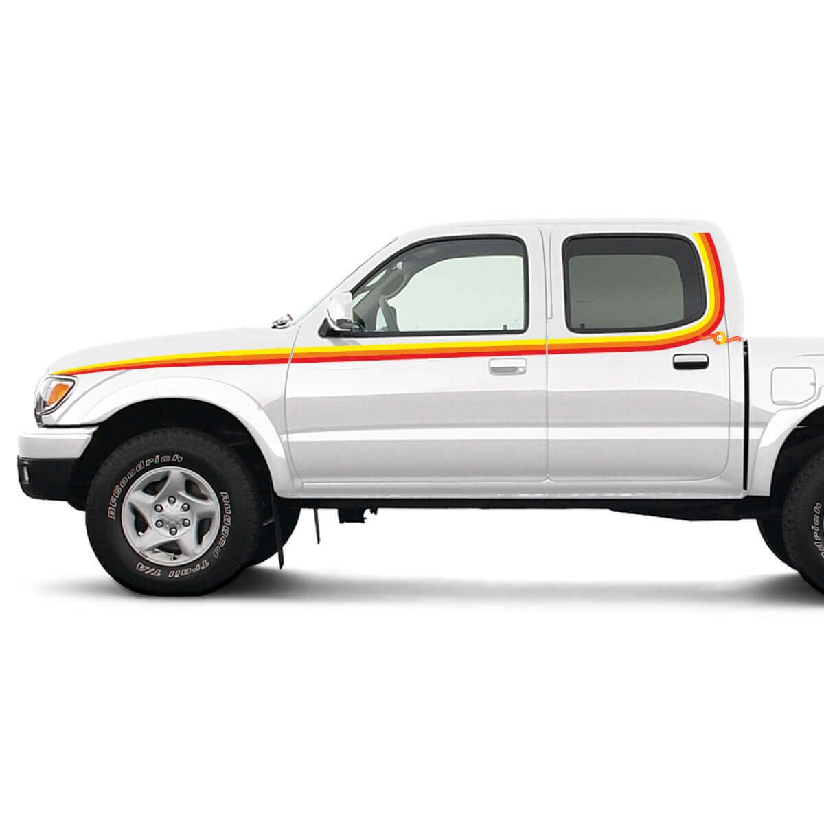 Toyota Tacoma Vintage Stripes Tacoma 1995-2004 Decal Sticker