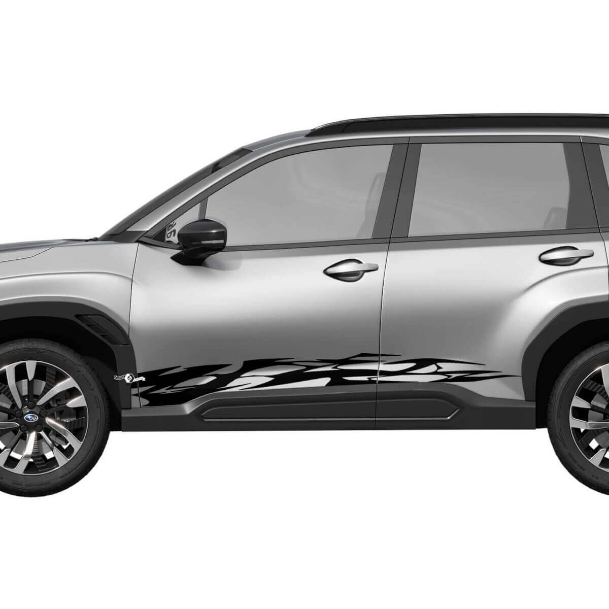 Side Rocker Panel Stripes Vinyl Decal Graphic Sticker for Subaru Forester