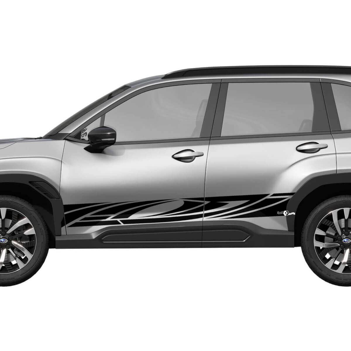 Side Doors Rocker Panel Tribal Vinyl Decal Graphic Sticker for Subaru Forester