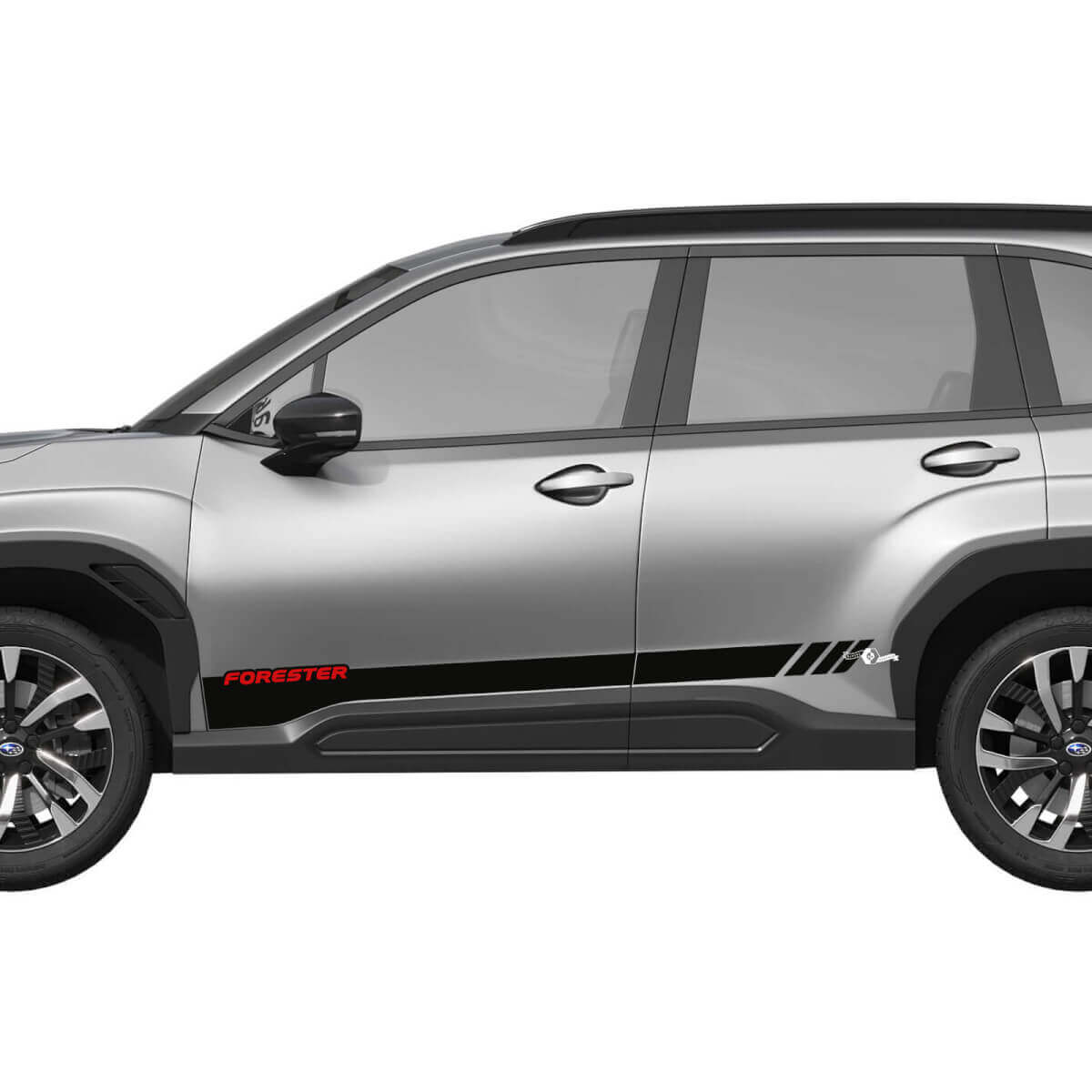 Side Doors Rocker Panel Stripes Vinyl Decal Graphic Sticker for Subaru Forester