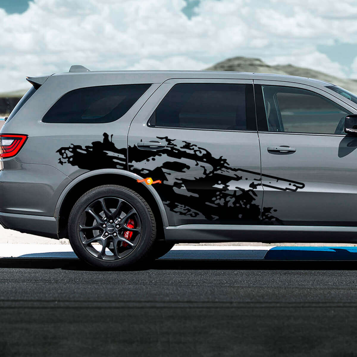 R/T Mud Splash Side Vinyl Decal Kit for Dodge Durango