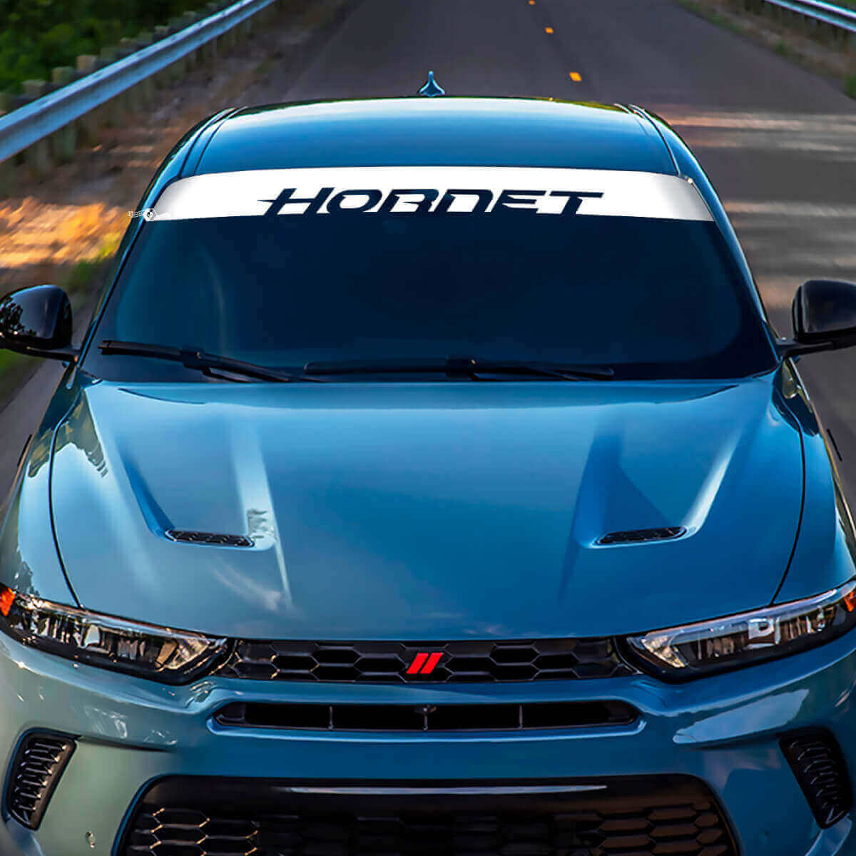 Brand Lettering Stripe Windshield Vinyl Decal Sticker Graphics 2 For Dodge Hornet