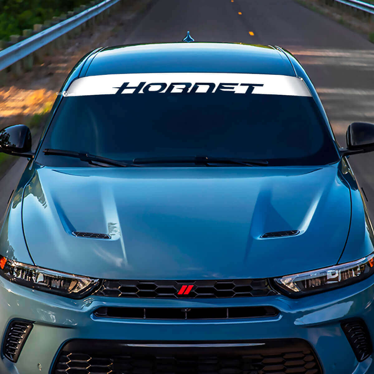 Windshield Stripe Banner Decal Sticker - Custom Vinyl Graphics fit to Dodge Hornet