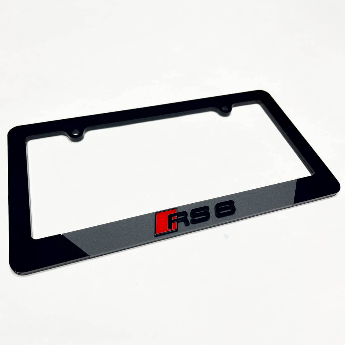 RS6 RS 6 Vehicle License Plate Covers Frames Decor for Audi RS6