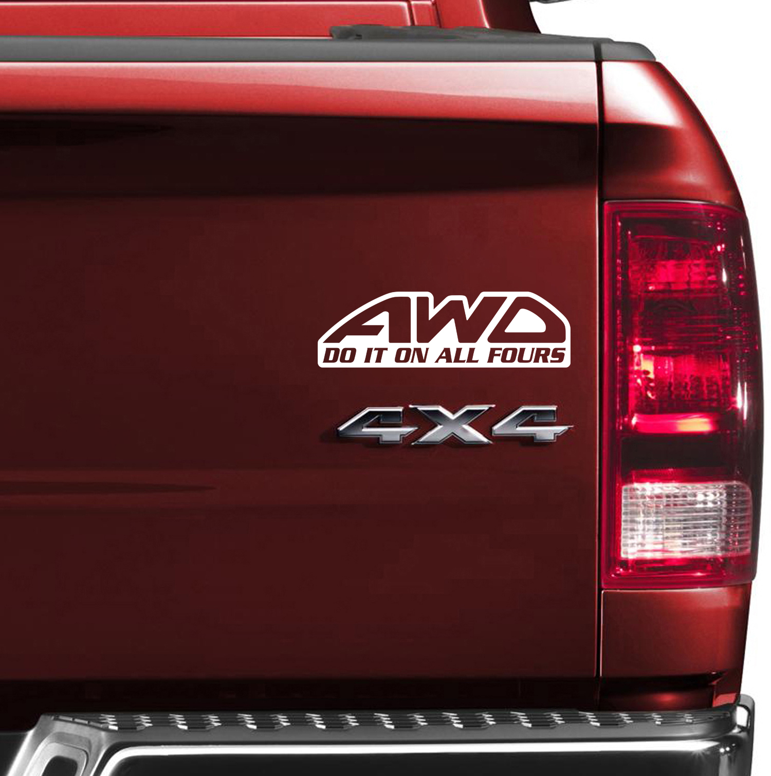 AWD Diesel 4x4 4WD Off Road Truck Jeep TJ LJ JK CJ Vinyl Sticker Decal
