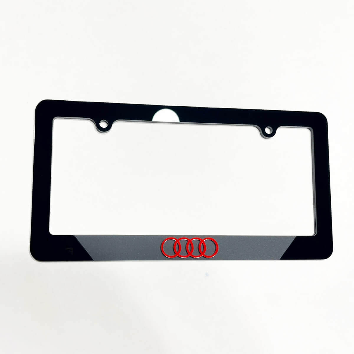 Rings Logo Vehicle License Plate Covers Frames Decor for Audi